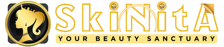 a black and yellow logo of skinitabd and icon